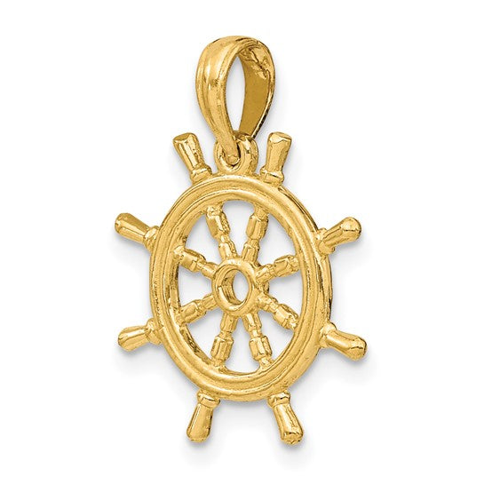 Ships Wheel Charm