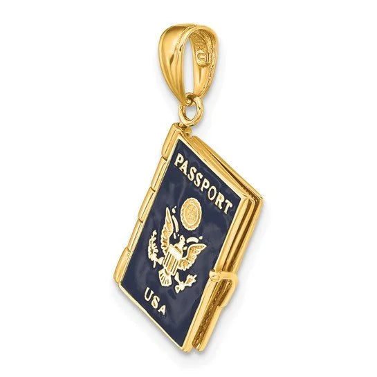 Moveable Passport Charm