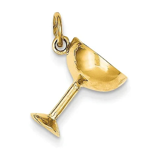 Champagne Glass Charm