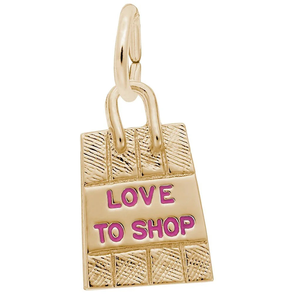 Love to Shop Bag Charm