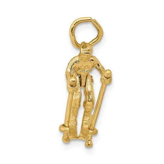Skier Charm