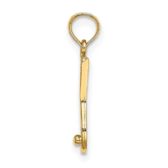 Tennis Racquet and Ball Charm