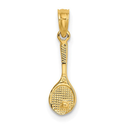 Tennis Racquet and Ball Charm