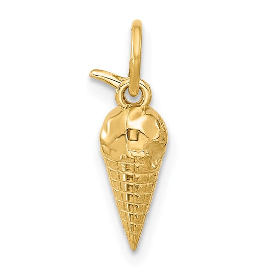 Fancy Ice Cream Cone Charm
