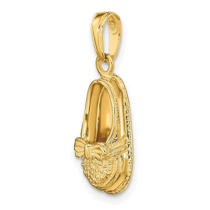 Engravable Baby Shoe Charm
