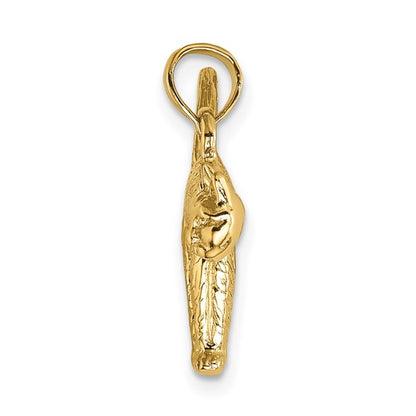Arch Back and Raised Tail Cat Charm