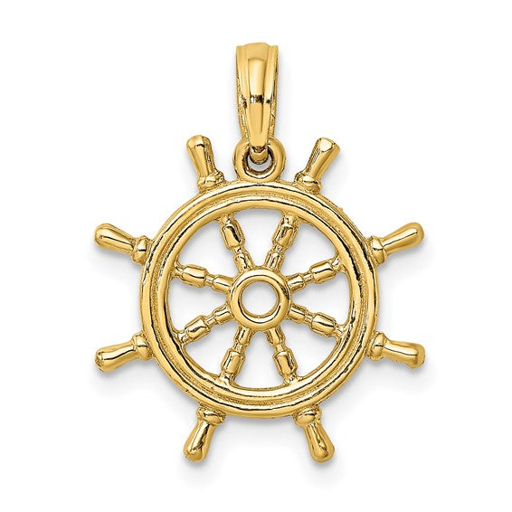 Ships Wheel Charm