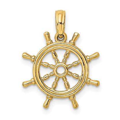 Ships Wheel Charm