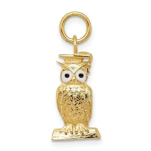 Graduation Owl Charm
