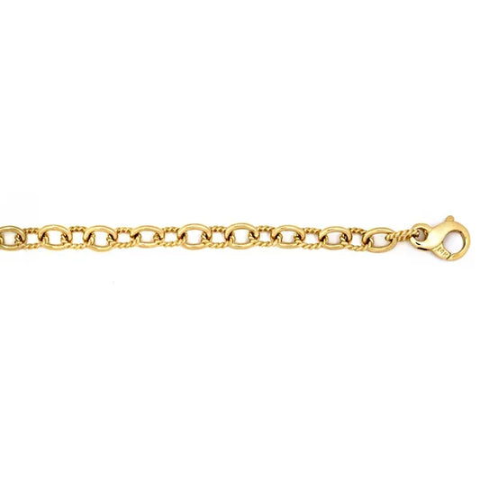 Mixed Link Charm Bracelet