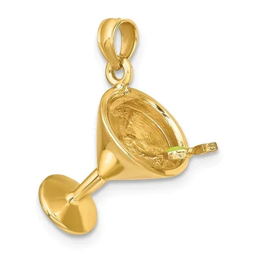Martini Glass Charm