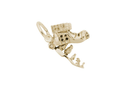 Old Woman in a Shoe Charm