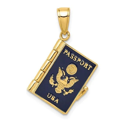 Moveable Passport Charm