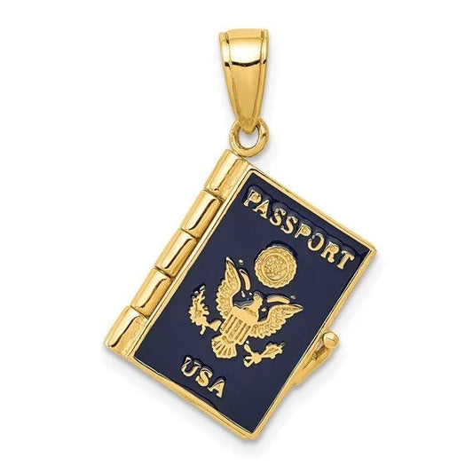Moveable Passport Charm