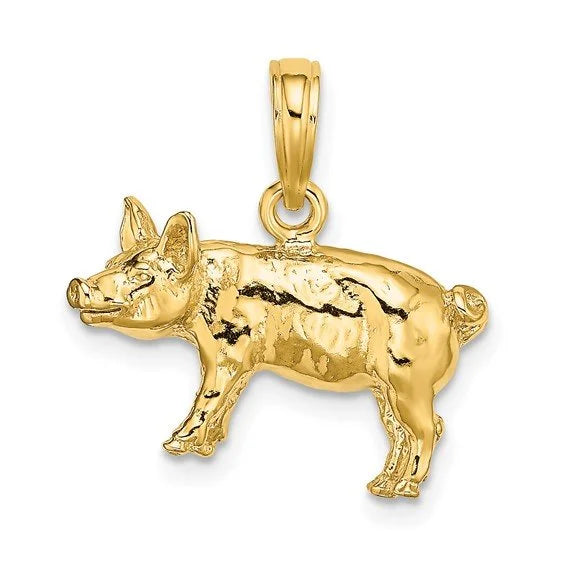 Farm Pig Charm
