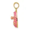 Enamel Baby Shoe Charm
