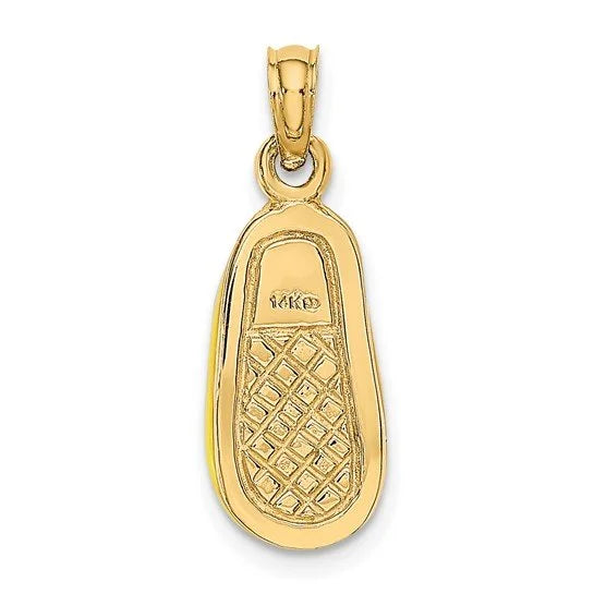 Enamel Baby Shoe Charm